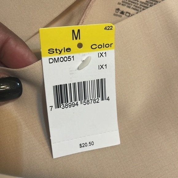 Maidenform shape wear style DM0051 beige tan shaping waistband NWT Sz Med - Picture 4 of 6